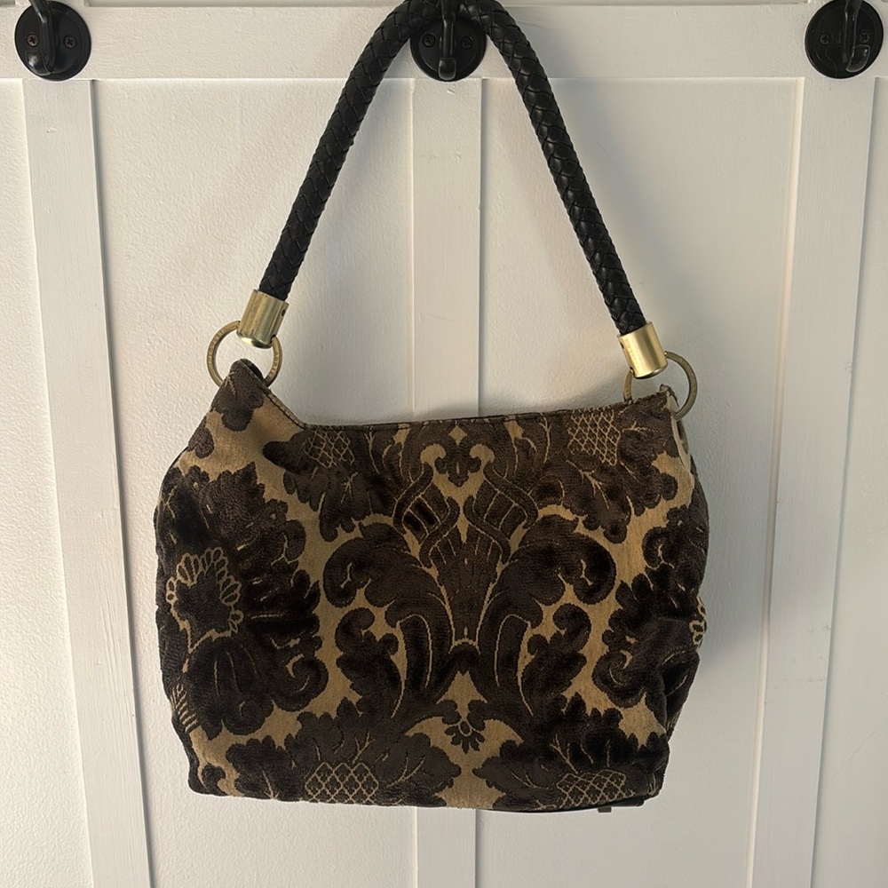 Adrienne Vitadini carpet bag